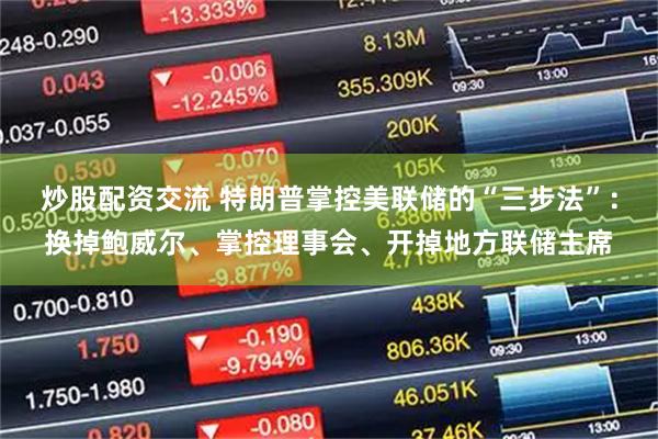 炒股配资交流 特朗普掌控美联储的“三步法”：换掉鲍威尔、掌控理事会、开掉地方联储主席